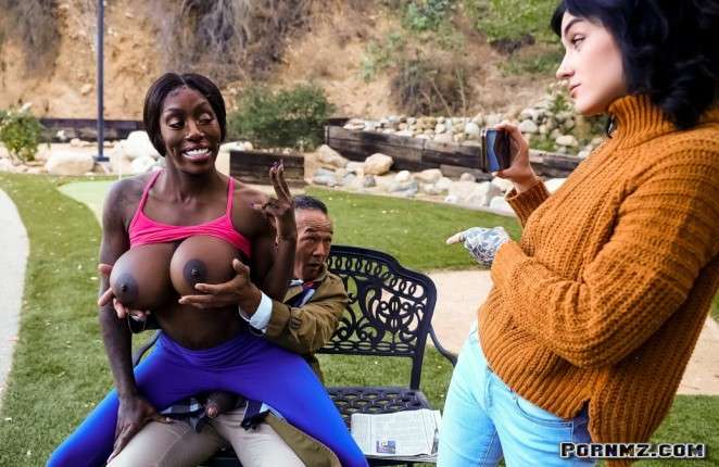 Brazzers – Nasty Old Bench Flasher Meets Thirsty Jogging Nymph