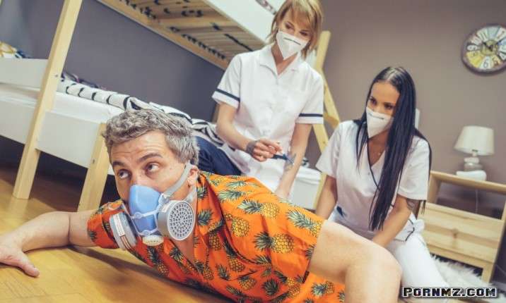 FakeHostel – Stuck Between Two Nurses