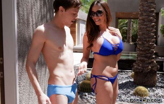 MomDrips – Poolboy Fills Latina Milf Ariella Ferrera